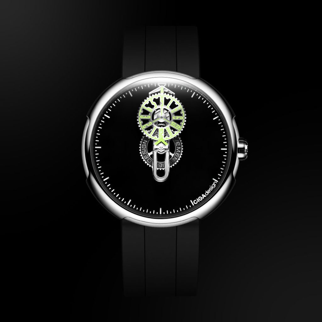 Ciga Design Automatic Wandering Hour Time Cipher Silver