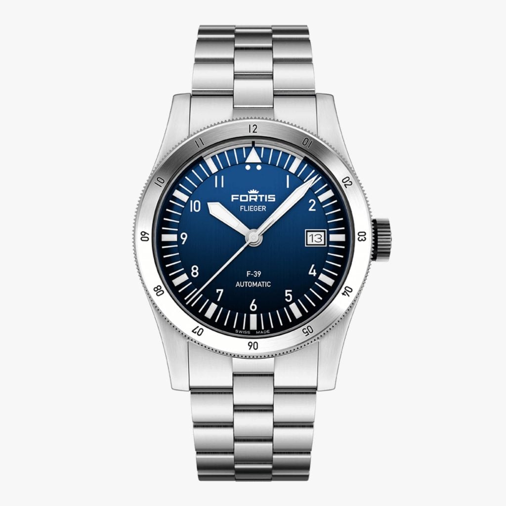Fortis Flieger F-39 - Liberty Blue / Block Bracelet