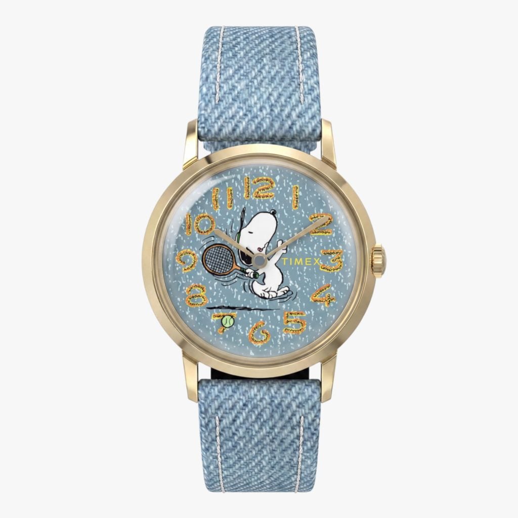 Timex Peanuts® x Timex Marlin® 1965 Reissue Inspired Snoopy Tennis