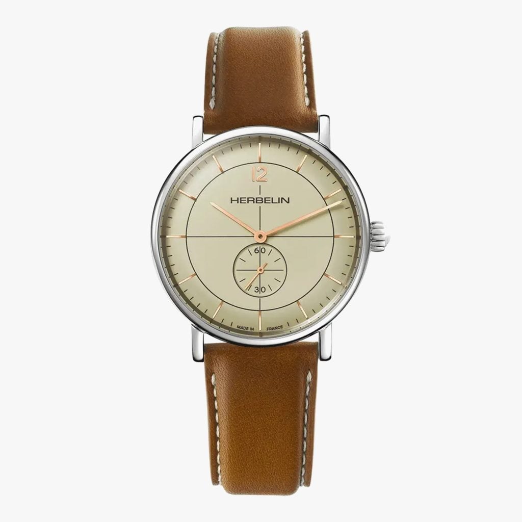 Herbelin Inspiration - Petite Seconde - Acier et cuir