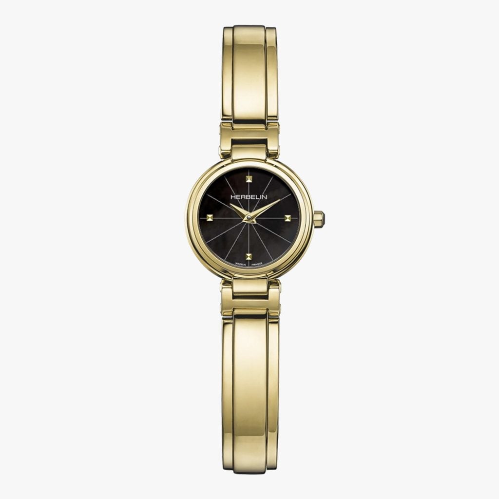 Herbelin Lady H - Quartz - PVD Oro Giallo E Madreperla Nera