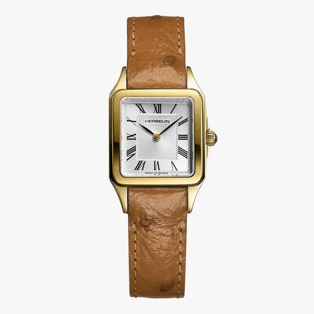 Herbelin Luna - Quartz - Gold-Tone & Camel Leather