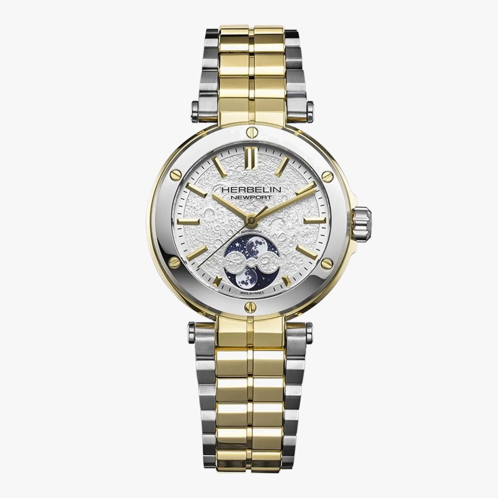 Herbelin Newport - Automatique Lady Phases DE LA Lune - Bicolore