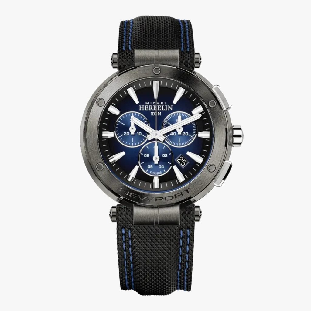 Herbelin Newport - Chronograph - Black PVD Steel