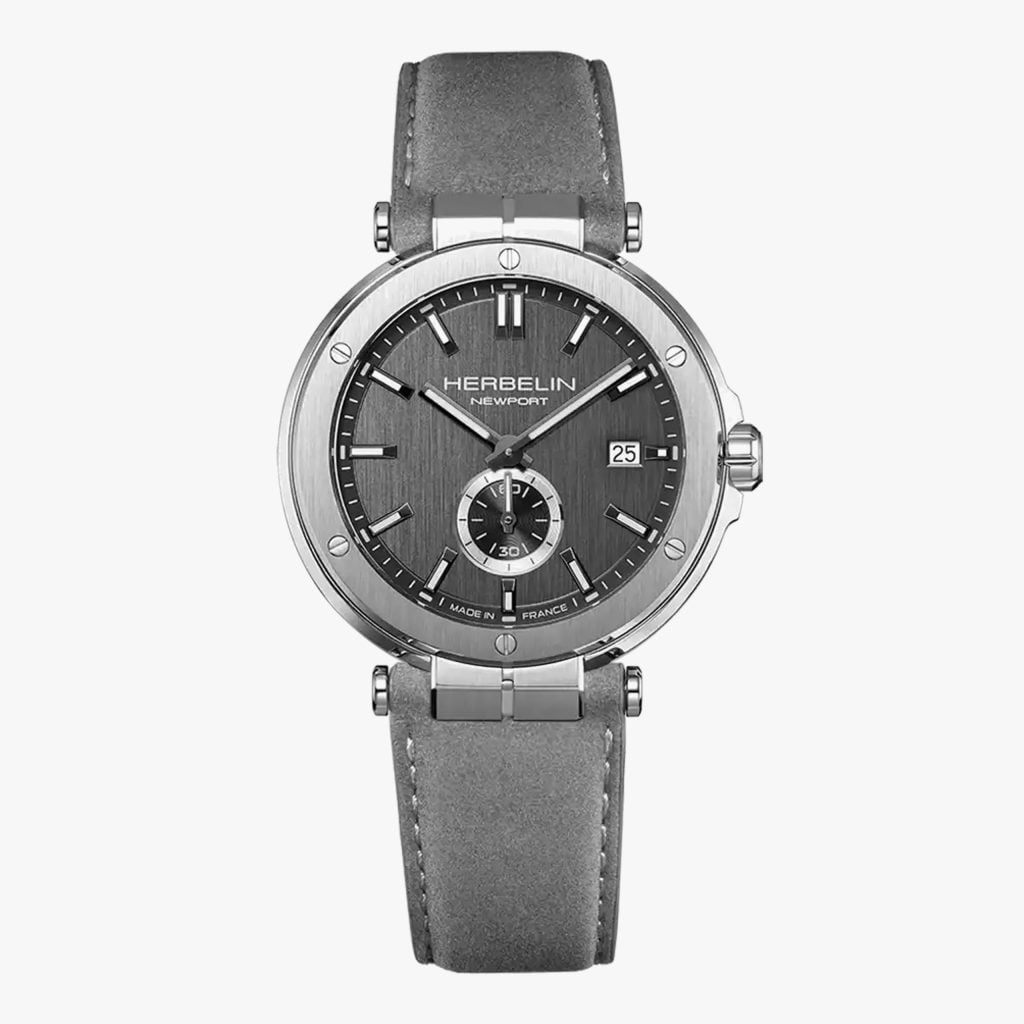 Herbelin Newport - Quartz - Grey And Grey Leather