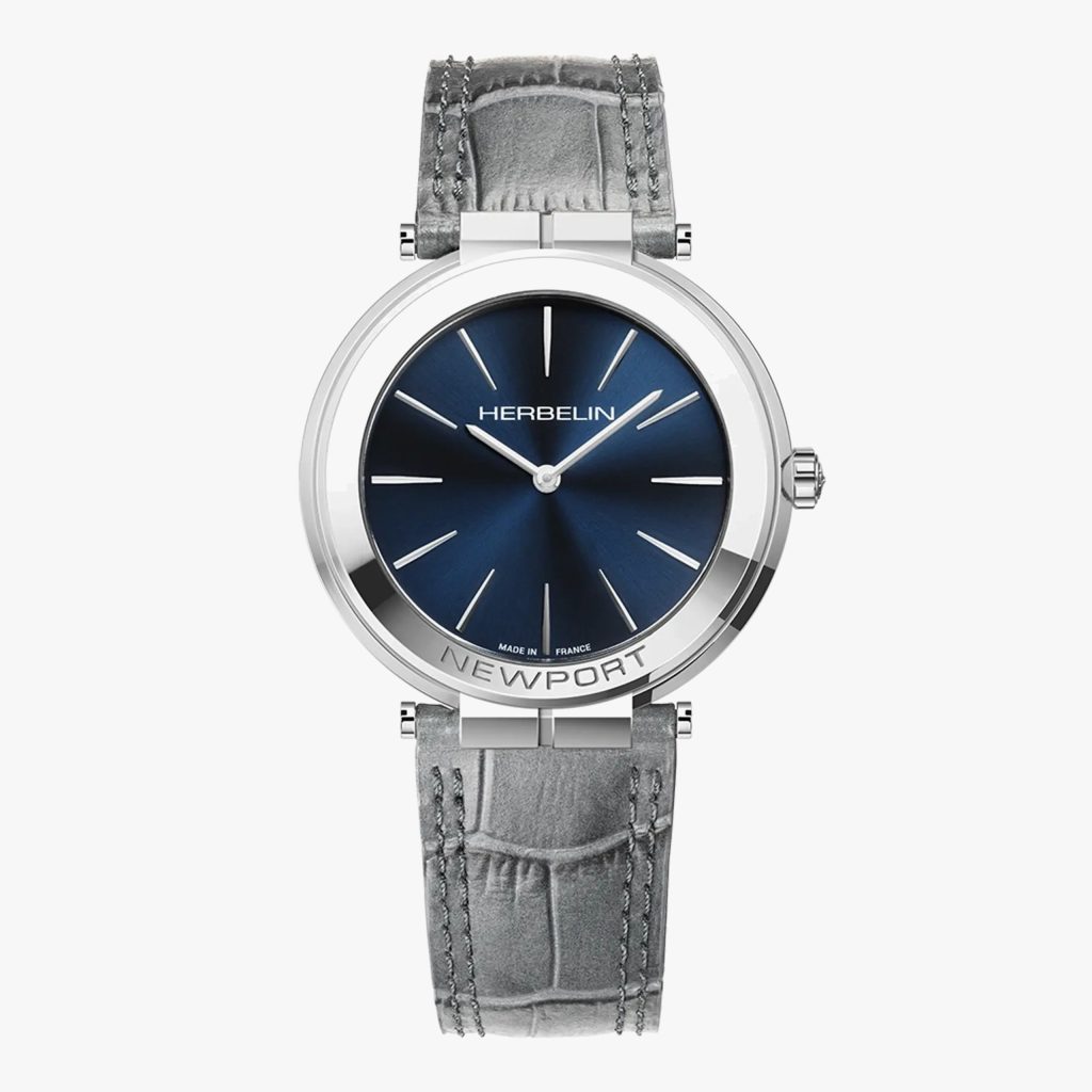 Herbelin Newport - Slim - Bleu & Anthracite