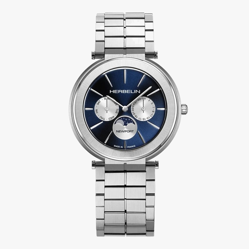 Herbelin Newport - Slim Phase de Lune - Acier