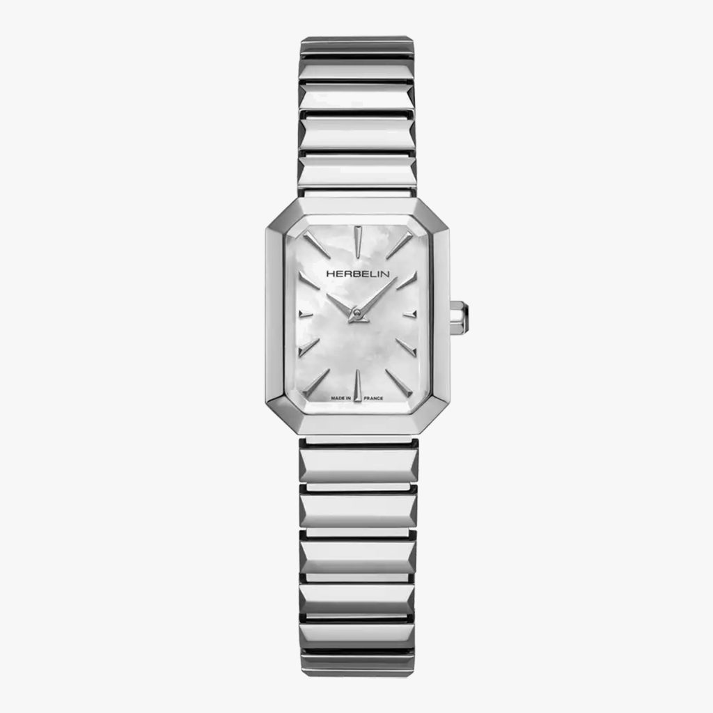 Herbelin Octogône - Quartz - Madreperla Bianca E Acciaio