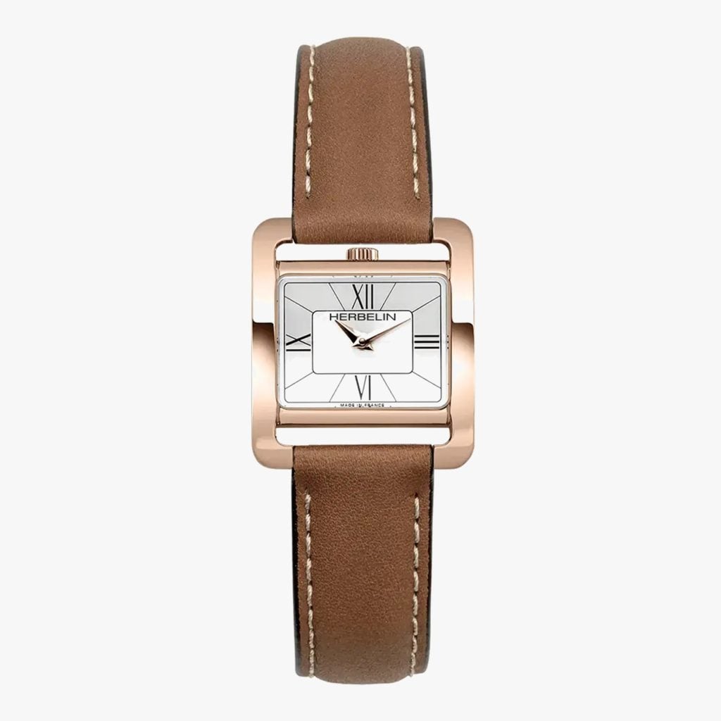 Herbelin Ve Avenue - Quartz - Rose Gold PVD And Leather