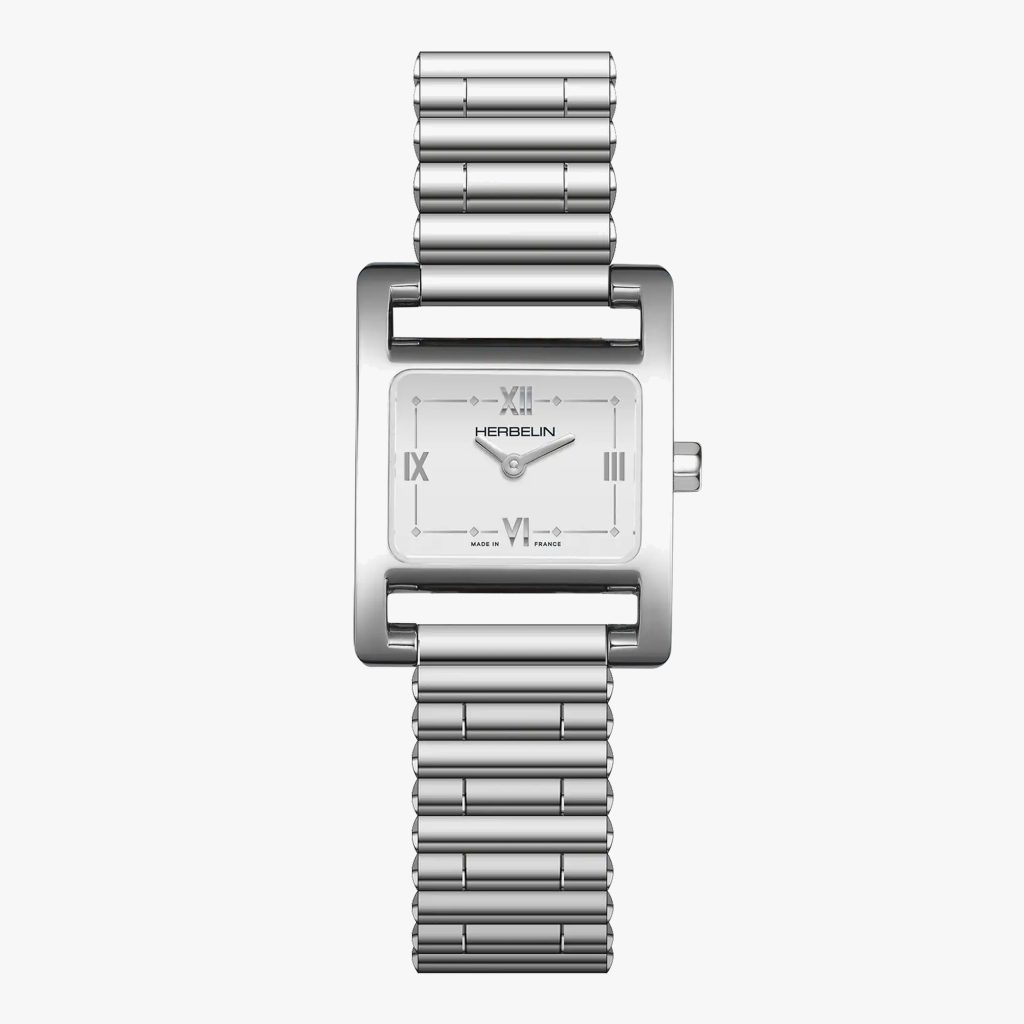 Herbelin Ve Avenue - Quartz - Steel & White