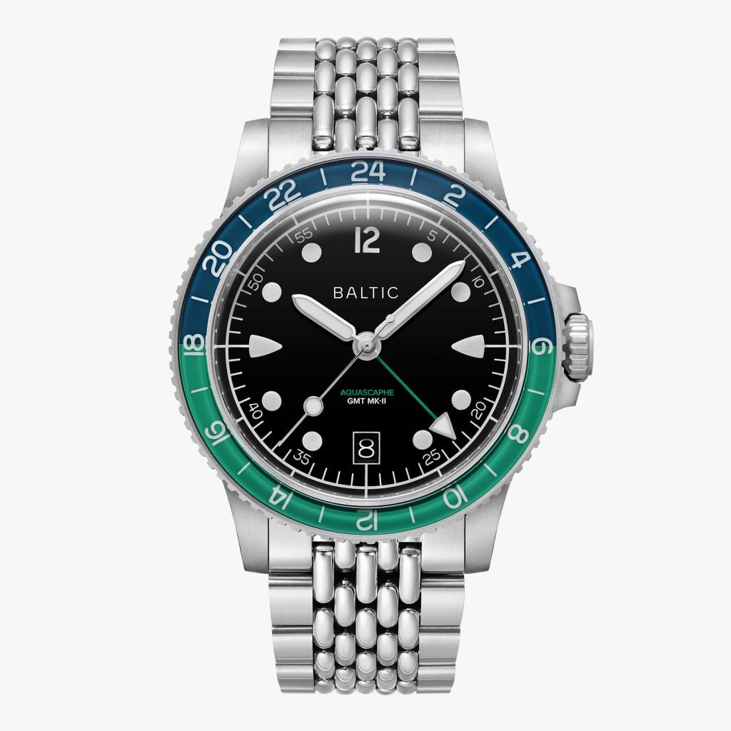 Baltic Aquascaphe GMT MK-II - Green - Bracciale Beads of Rice