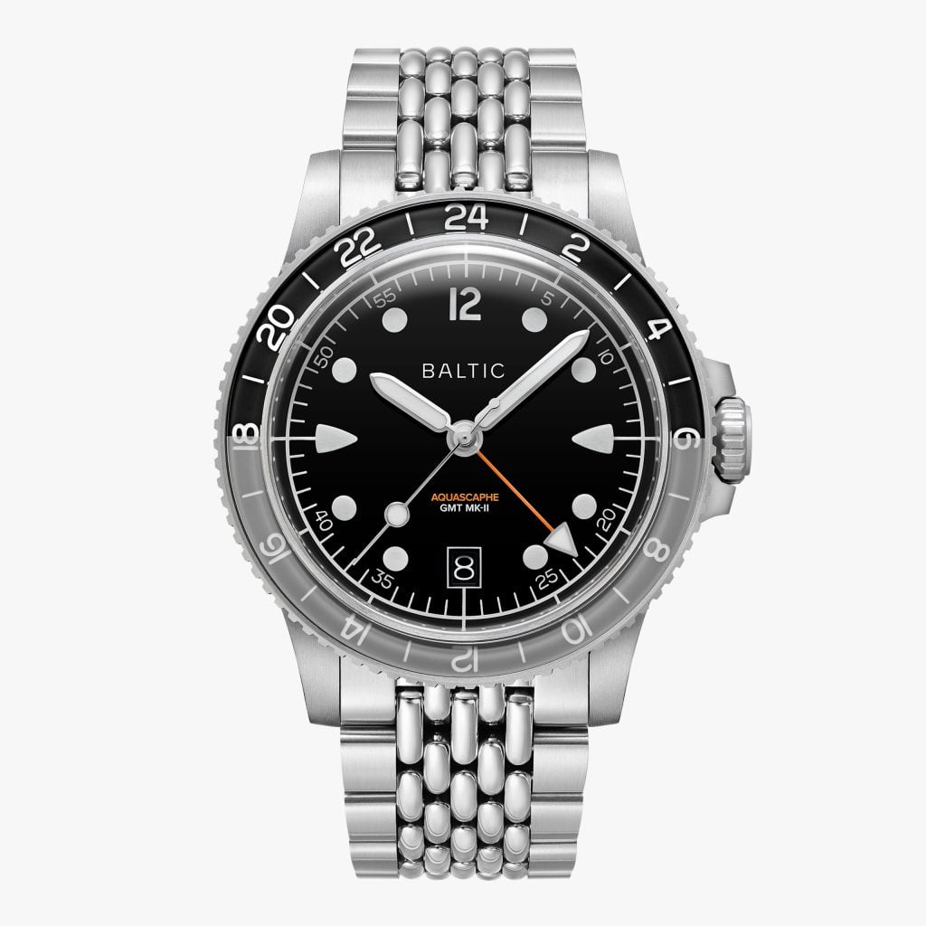 Baltic Aquascaphe GMT MK-II - Grey - Bracciale Beads of Rice