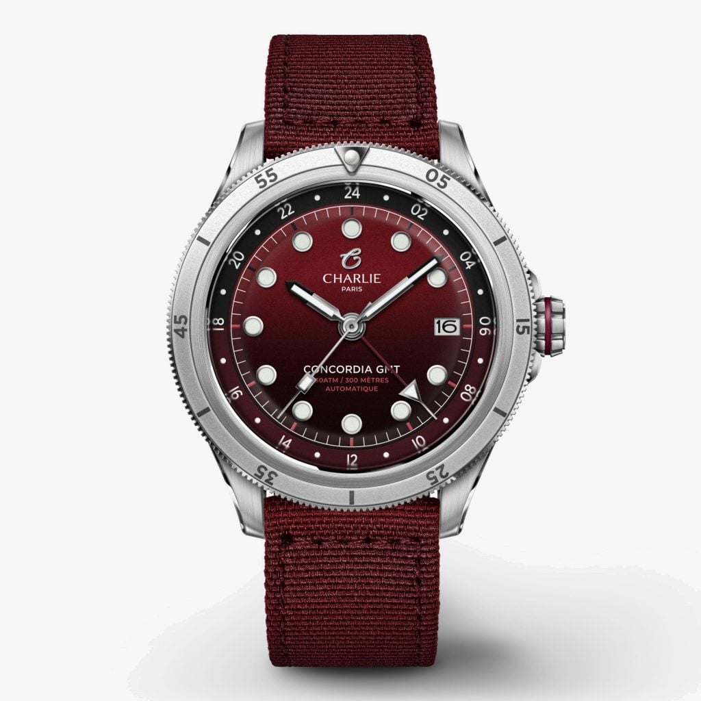 Charlie Paris Concordia - GMT - Bordeaux - Burgundy nylon