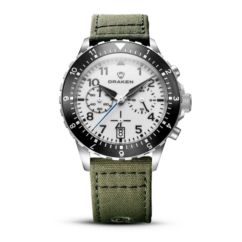 Draken Kruger 'A' FL - Canvas - 12h Time Zone Bezel