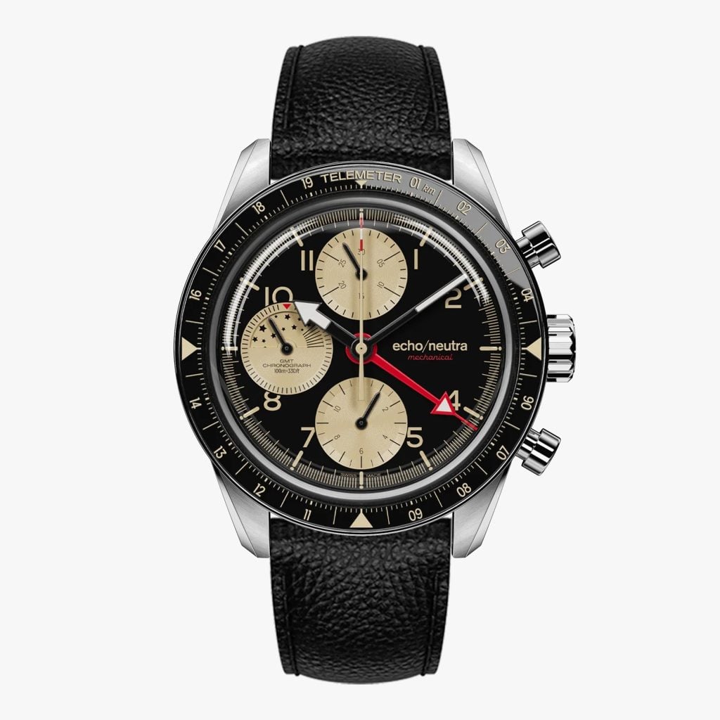 Echo/Neutra 1956 Chrono GMT Black & Sand
