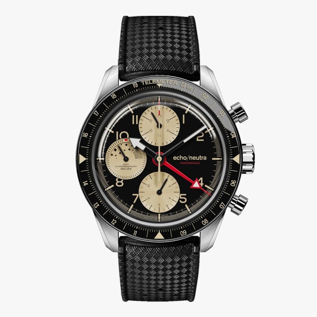 Echo/Neutra 1956 Chrono GMT Black & Sand