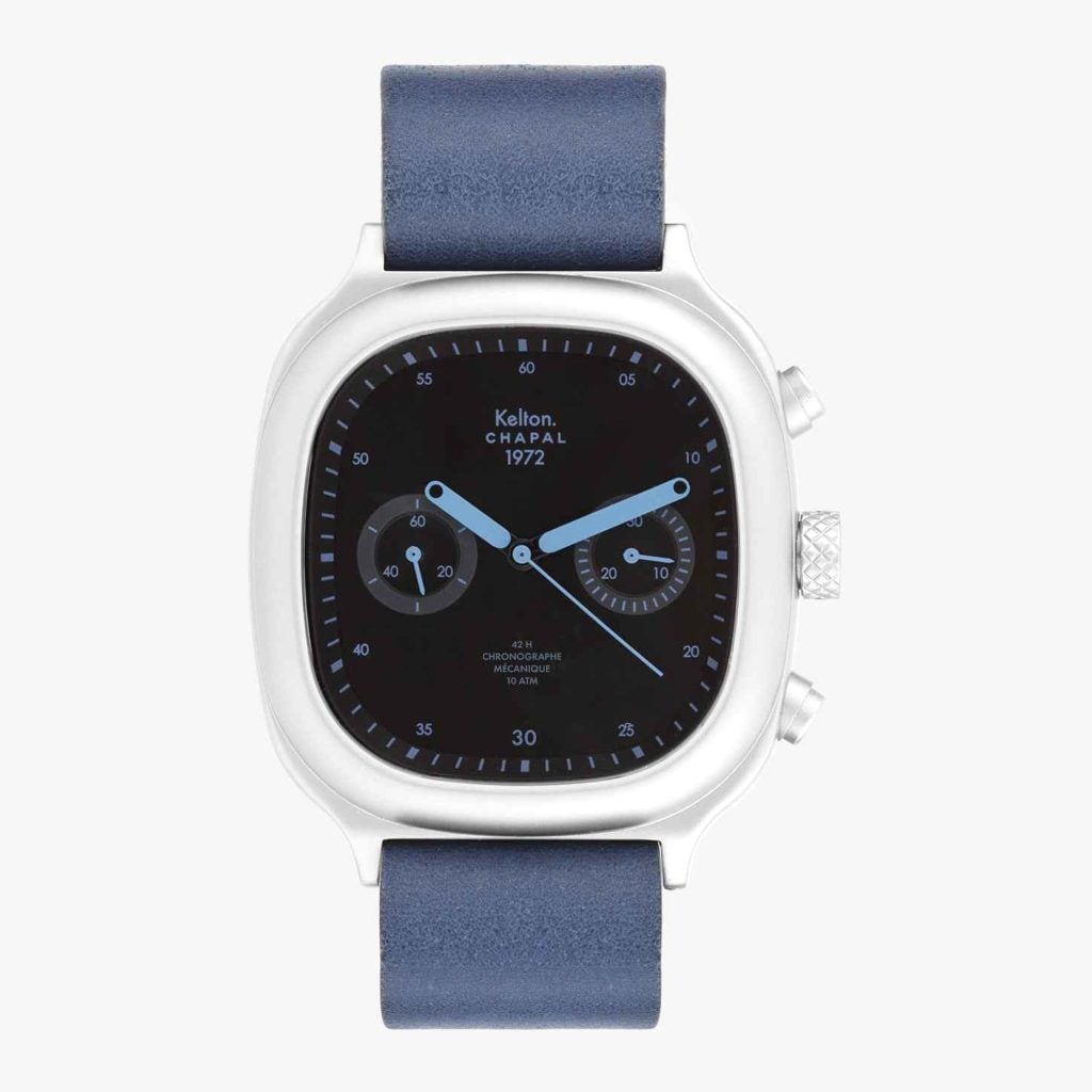 Kelton Chronographe 1972 Skyblue Kelton x Chapal - Tan