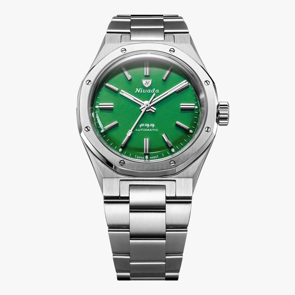 Nivada F77 Mkii Jade - 100 Years - 38mm - Bracelet