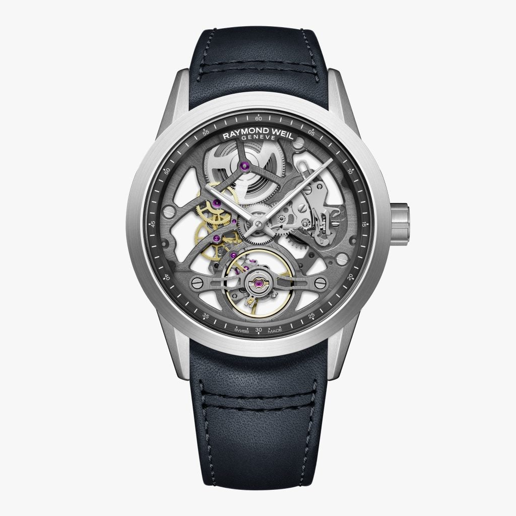 Raymond Weil Freelancer Calibre RW1212 Men's Anthracite Skeleton Automatic Watch