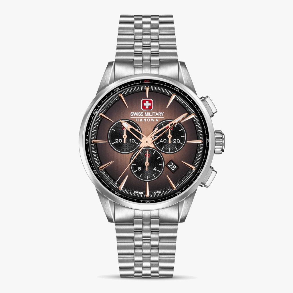 Swiss Military Hanowa Anchorage Chrono - Brown/Black fading