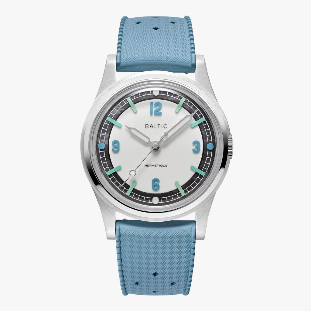 Baltic Hermétique The Rift - 34mm - Caucciù Azzurro