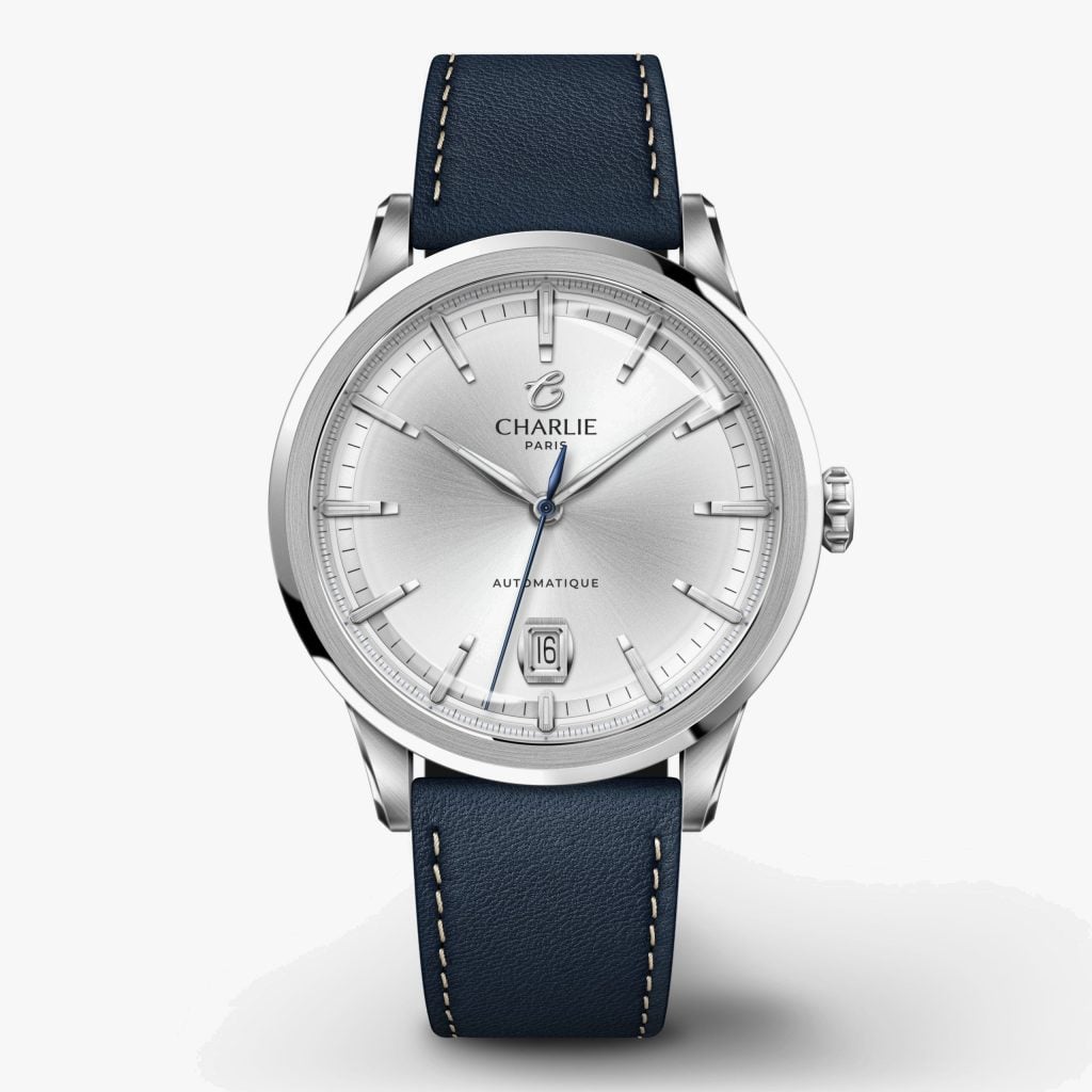 Charlie Paris Alliance - White - Blue leather