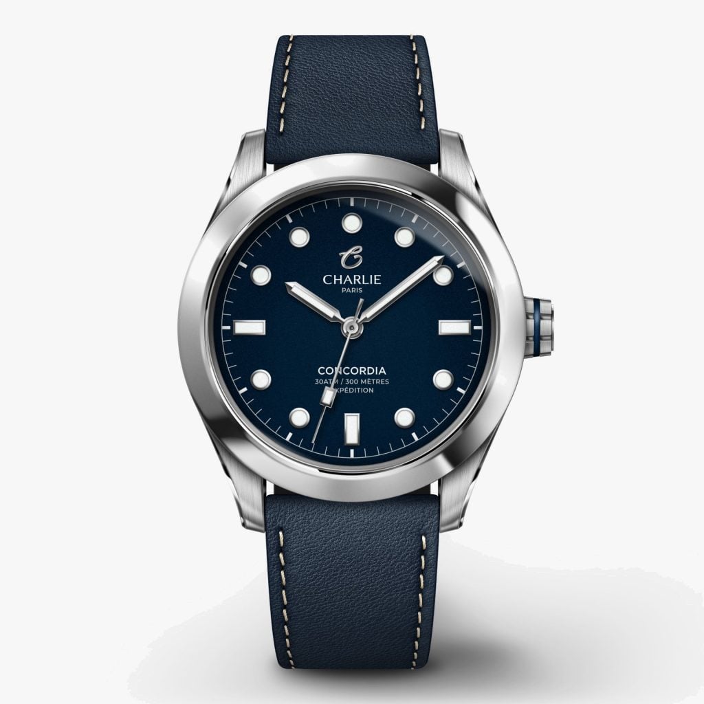 Charlie Paris Concordia - Antarctic Blue - Blue leather