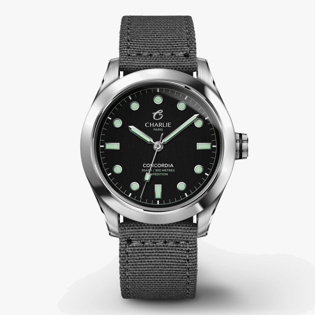 Charlie Paris Concordia - Black - Gray nylon