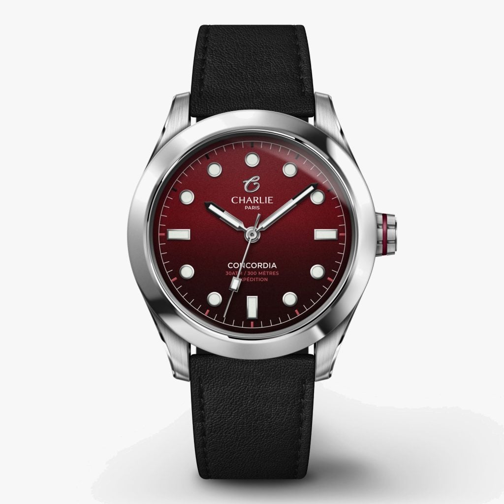 Charlie Paris Concordia - Bordeaux - Black leather