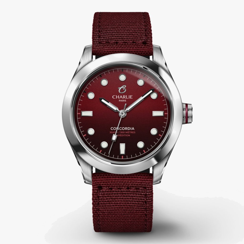 Charlie Paris Concordia - Bordeaux - Burgundy nylon