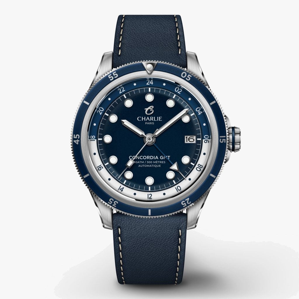 Charlie Paris Concordia - GMT - Antarctic Blue - Blue leather