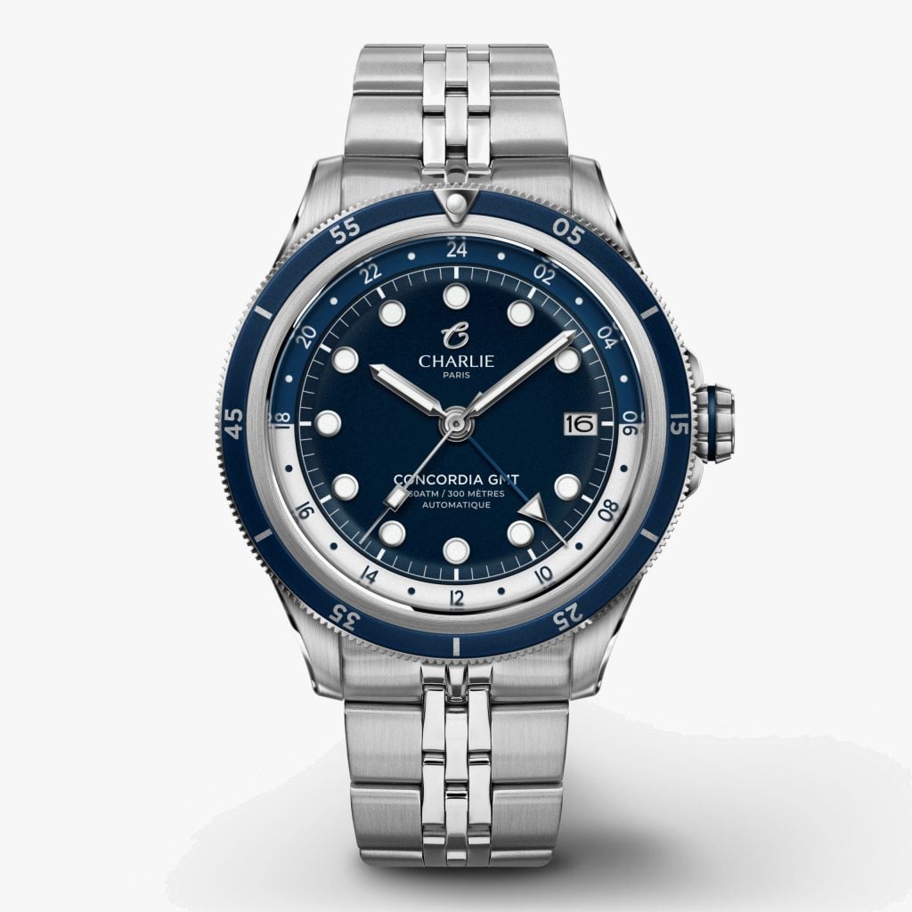 Charlie Paris Concordia - GMT - Antarctic Blue - Steel 5 links