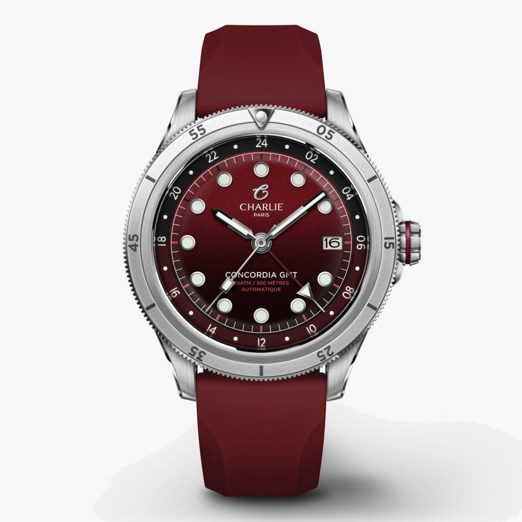 Charlie Paris Concordia - GMT - Bordeaux - Burgundy rubber