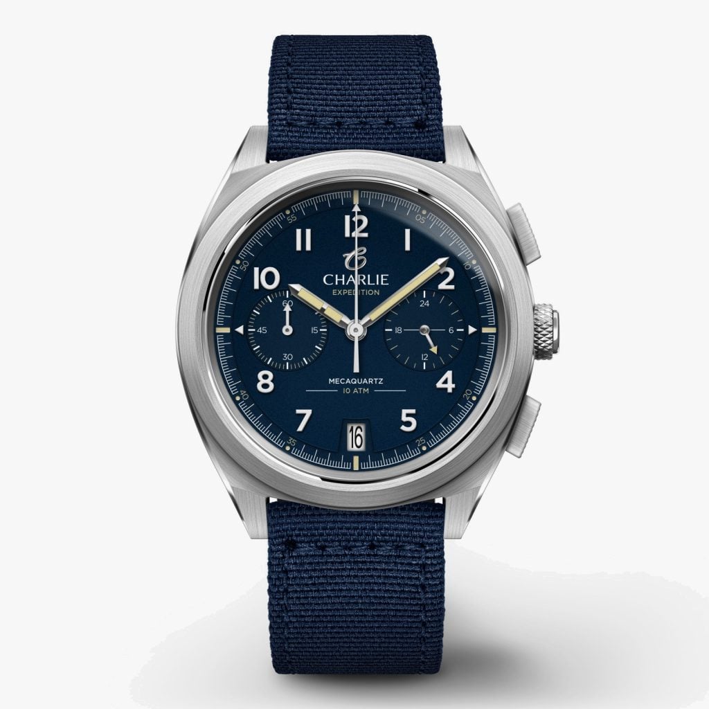 Charlie Paris GR - Chronograph - Blue - Blue nylon