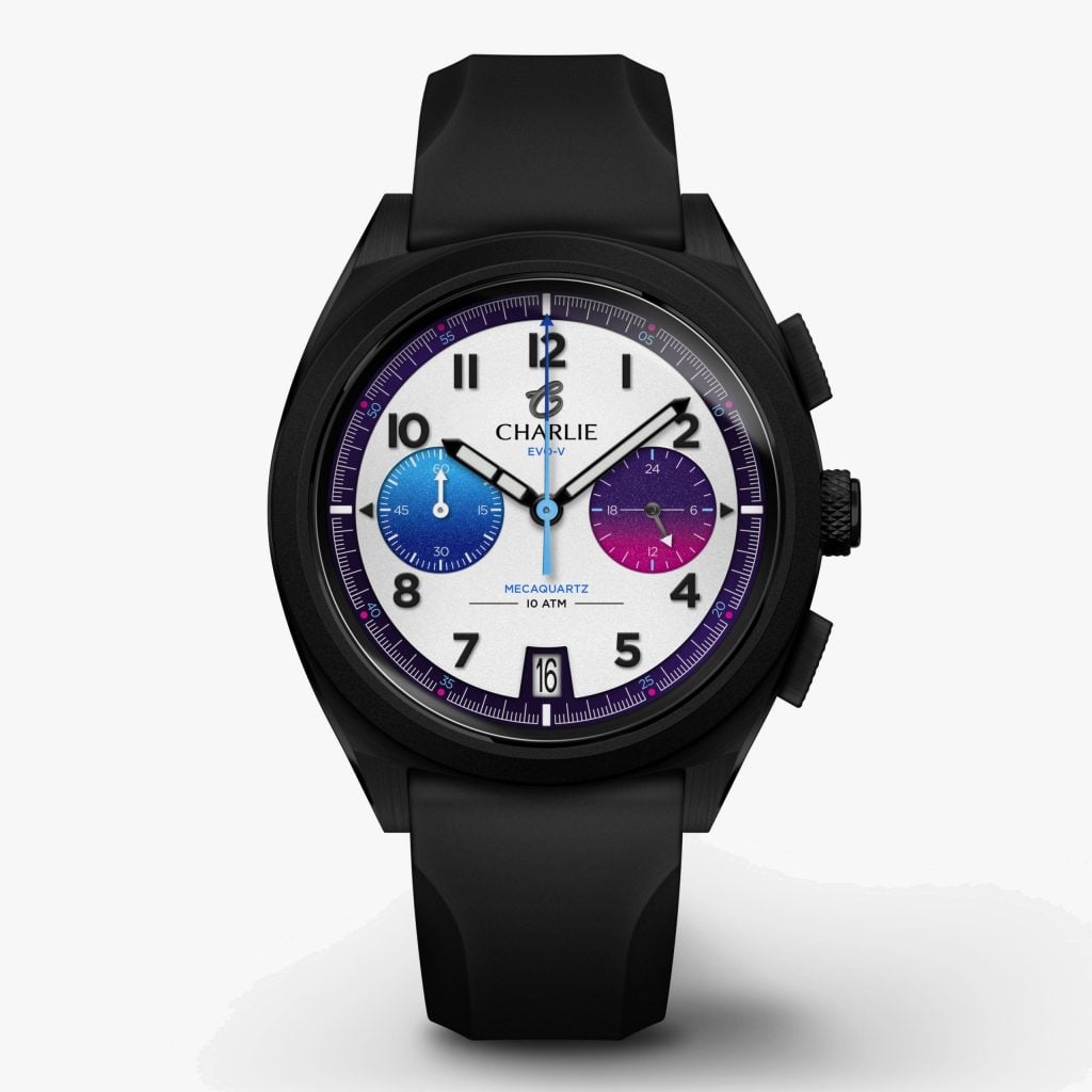 Charlie Paris Grx - Chronograph - Evo-v - Black rubber