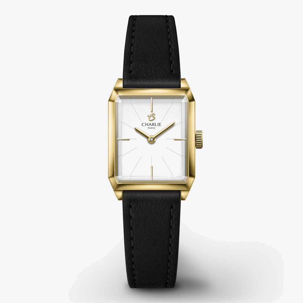 Charlie Paris Monceau - Golden - Black leather