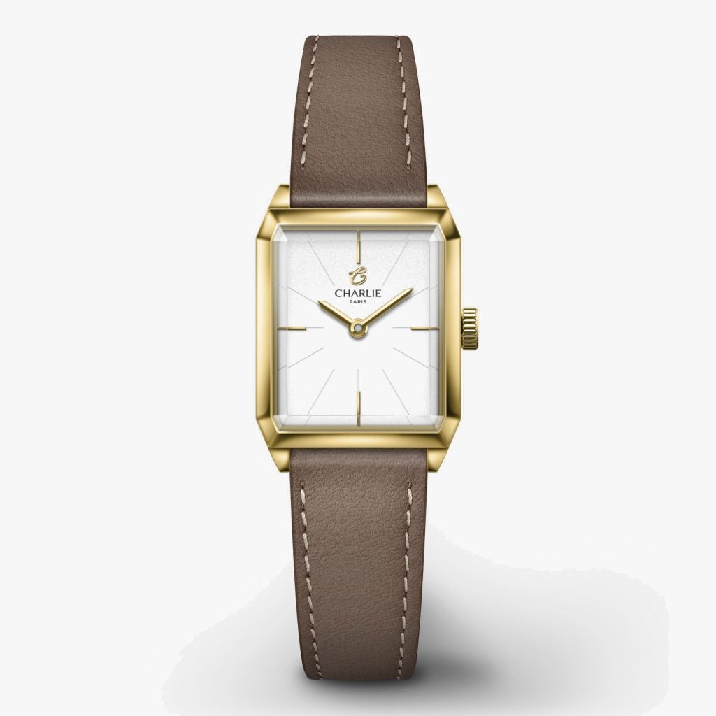 Charlie Paris Monceau - Golden - Taupe leather