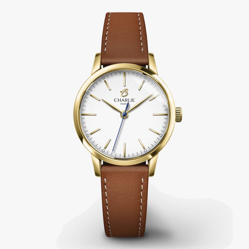 Charlie Paris Sully - Golden - Brown leather