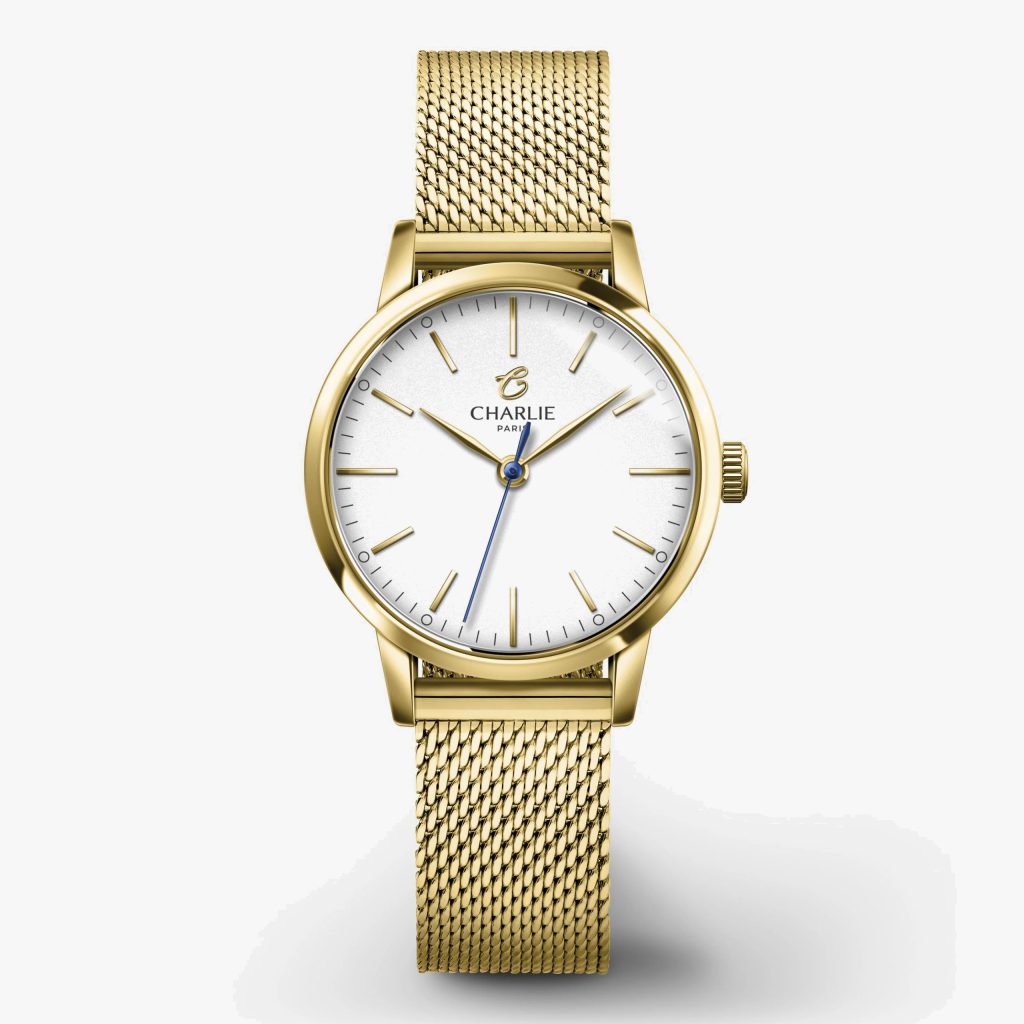 Charlie Paris Sully - Golden - Milanese mesh