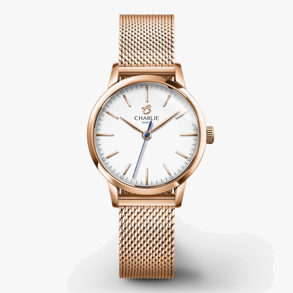 Charlie Paris Sully - Rose gold - Rosa gold milanese mesh