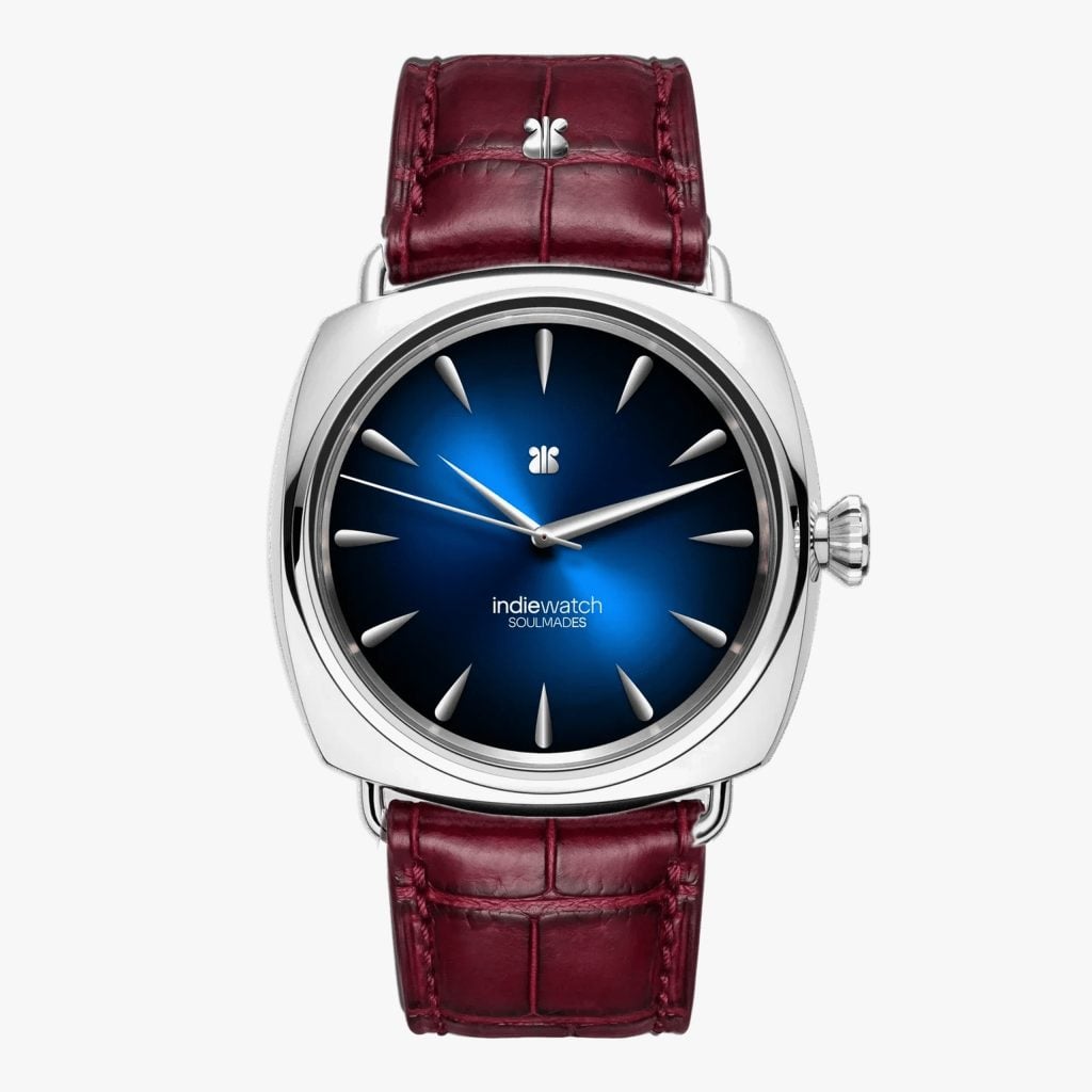 Indie Watch Delphos Serie 193 Oltremare - Alligator Granata