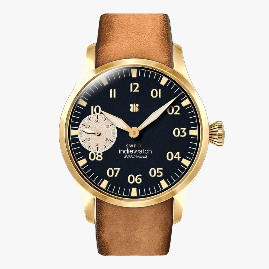 Indie Watch Swell 131 Cuatro Vientos - NATO Piel Camel