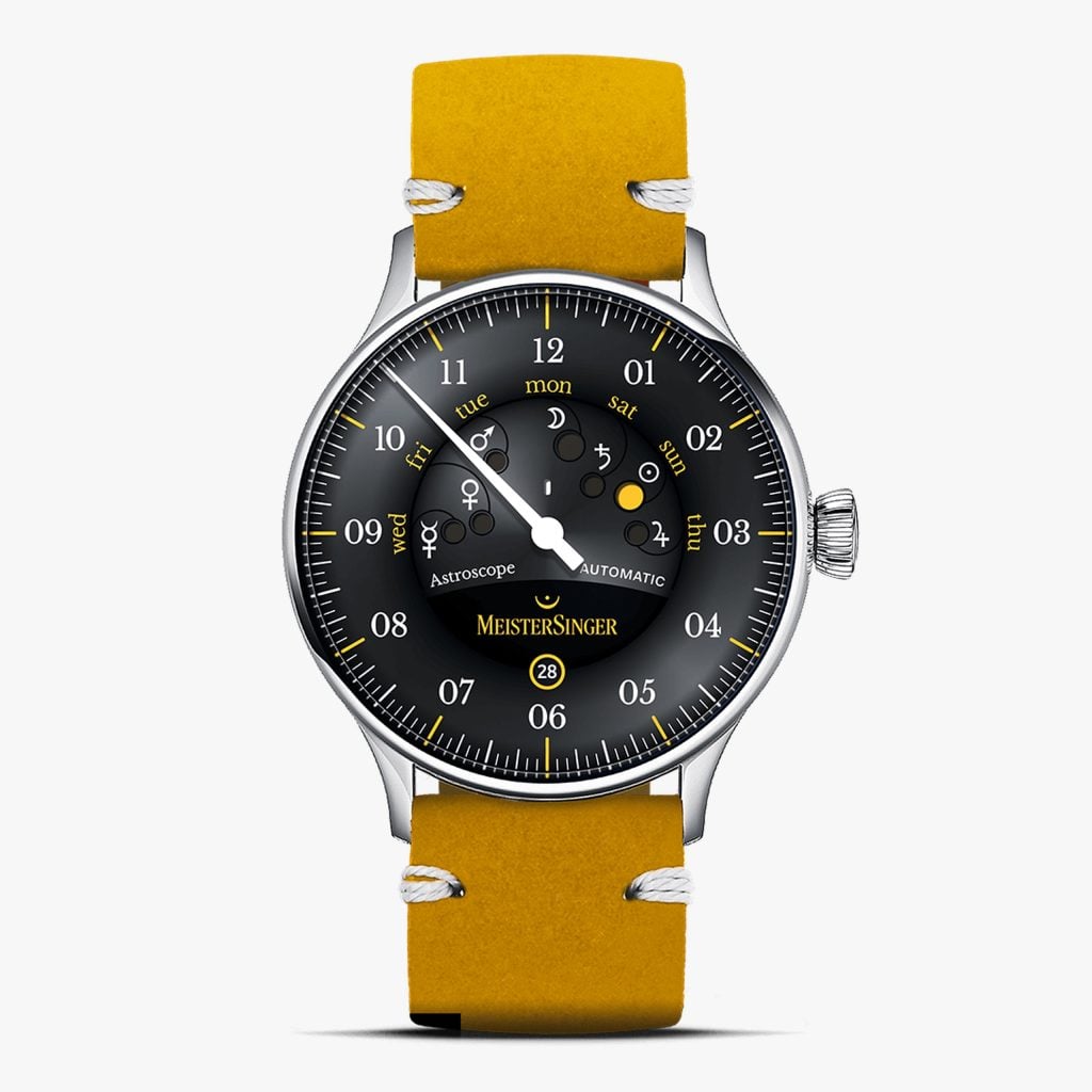 MeisterSinger Astroscope Black/Yellow