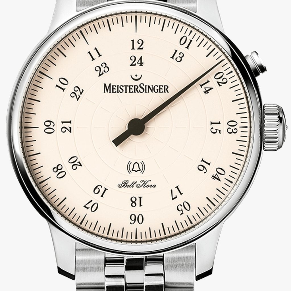 MeisterSinger Bell Hora Natural Ivory – Link bracelet