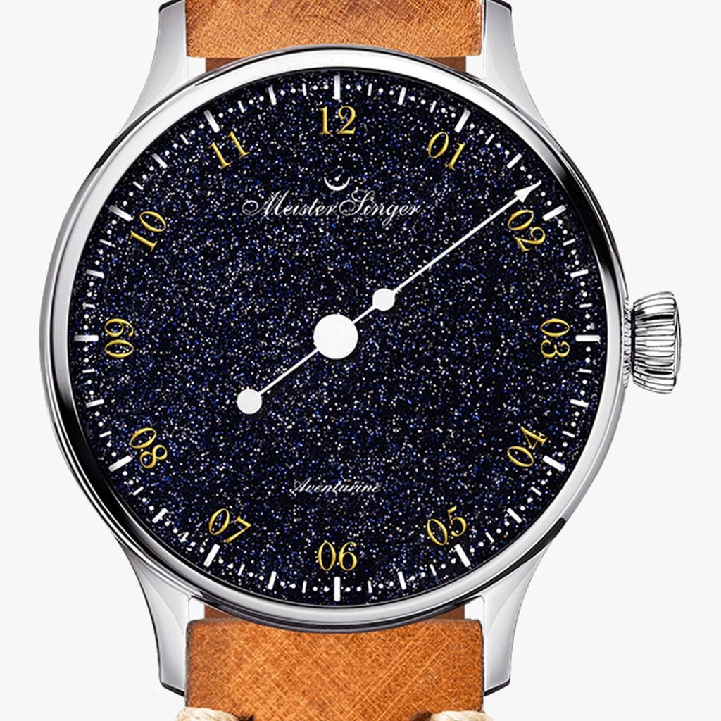 MeisterSinger Pangaea Aventurine – Piel de silla vintage, coñac