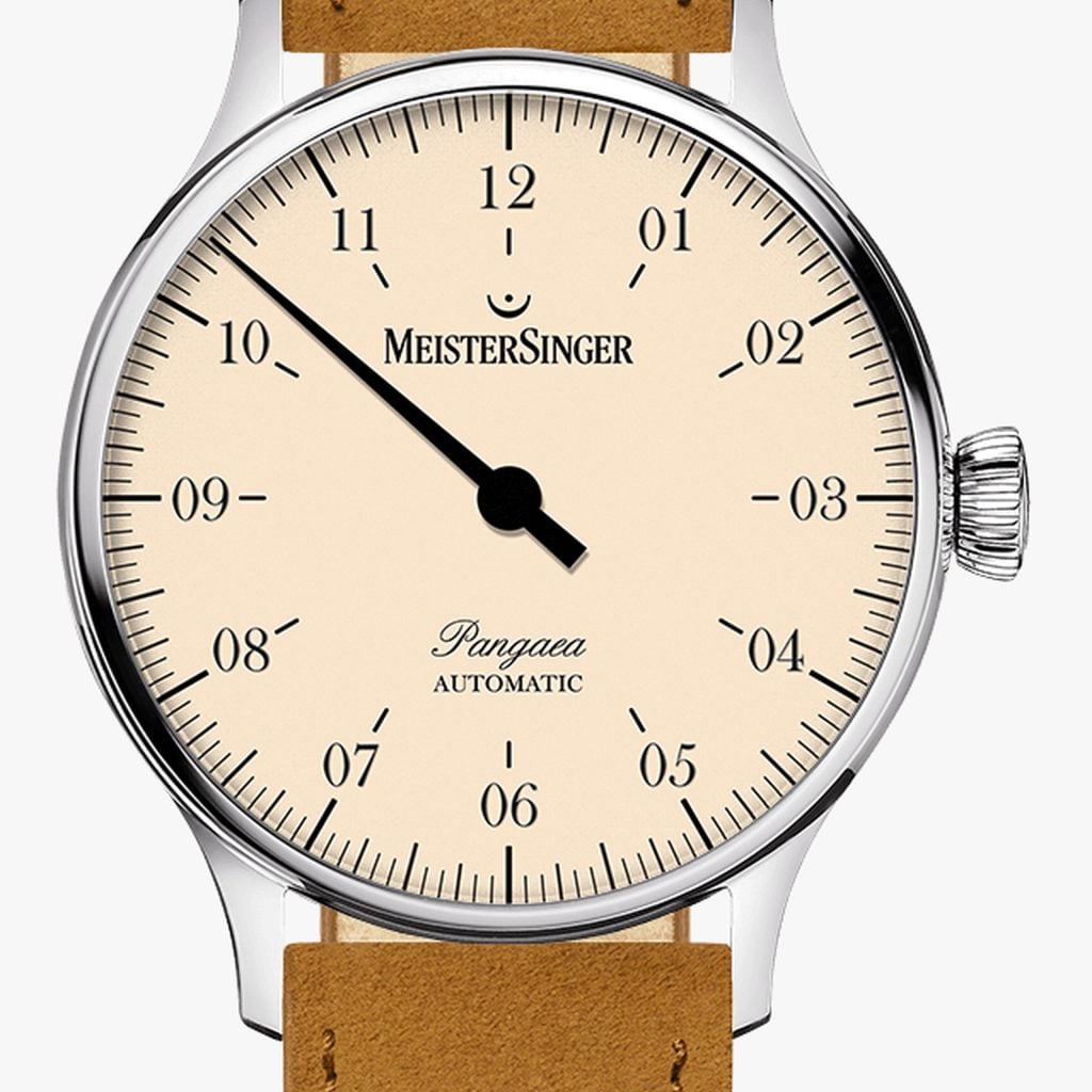 MeisterSinger Pangaea Ivory – Daim, cognac