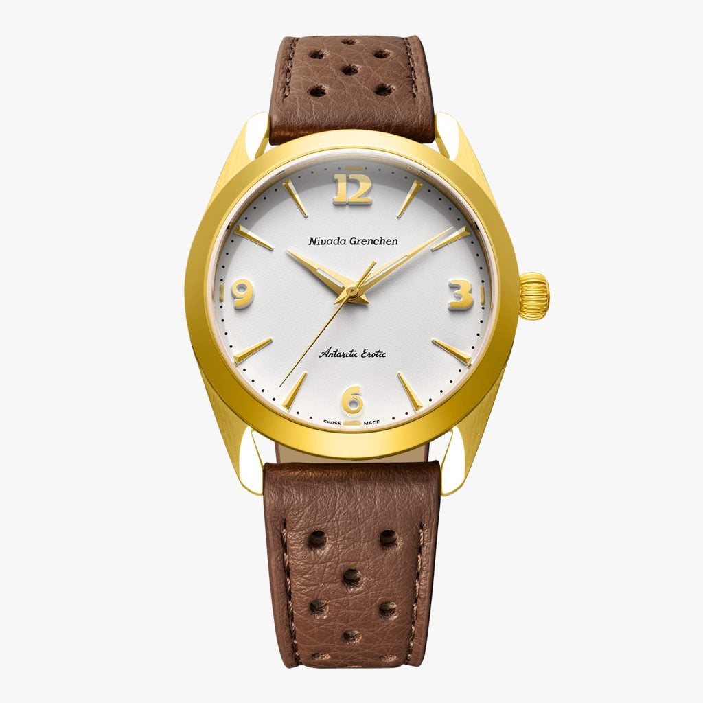 Nivada Antarctic Erotic Gold - Brown Racing Strap