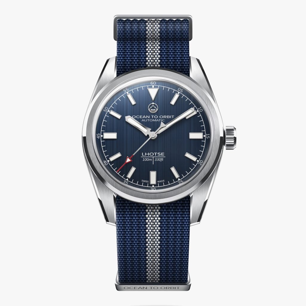 Ocean to Orbit Lhotse Blue Steel Red Tip 38.5 mm - Adventure Strap