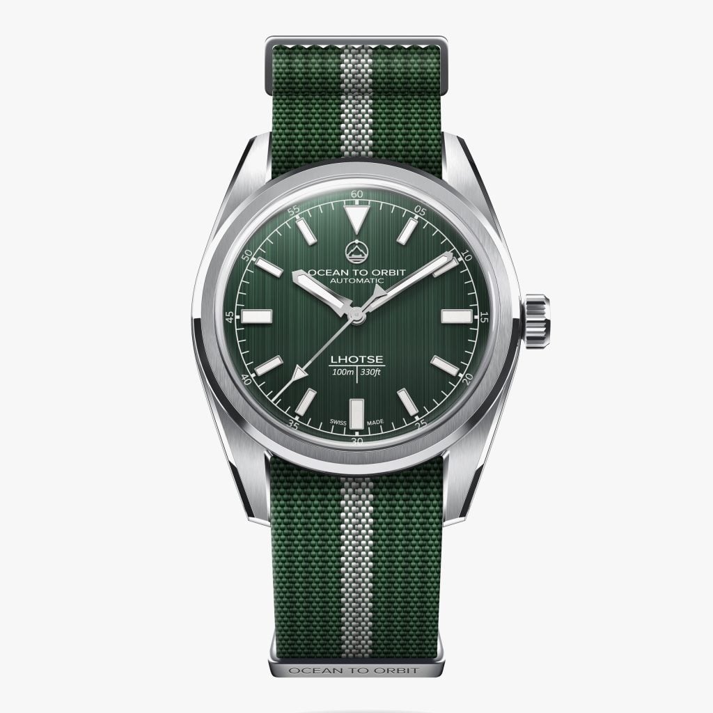 Ocean to Orbit Lhotse Mission Green 38.5 mm - Adventure Strap