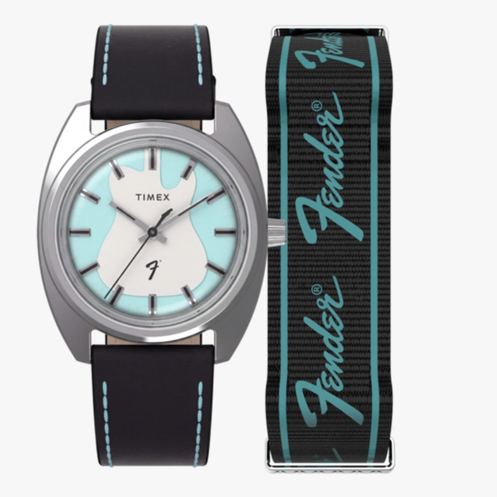 Timex Collab 37mm Leather Strap Watch